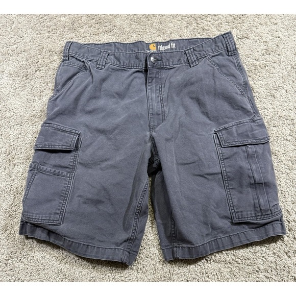 Carhartt Other - CARHARTT Relaxed Fit Gray Cargo Shorts Gorpcore Trucker Workwear Outdoors 38